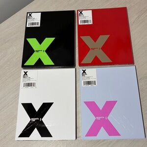 Monsta X The X Mini Album Complete 4 Version Set Kpop CD Photobook Collectible